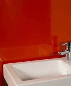 Striking Orange Sink