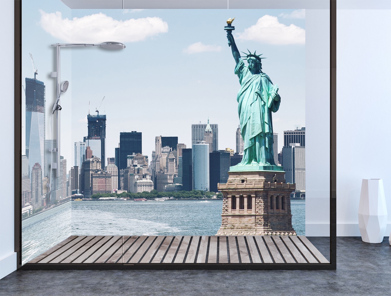 Statue of Liberty Panel Shower & Bathroom Wall Panel