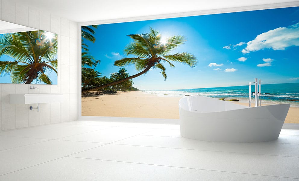 How to Incorporate Wall Art with Bathroom Panels